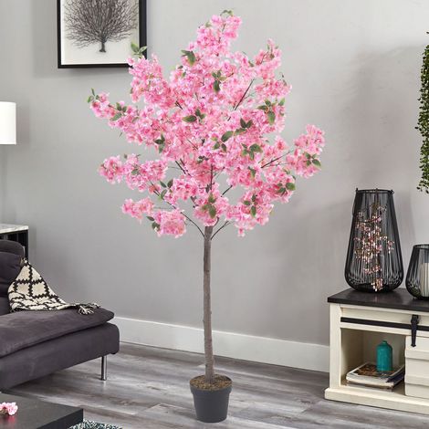Artificial Cherry Blossom Tree in Pot for Decoration (1/4)