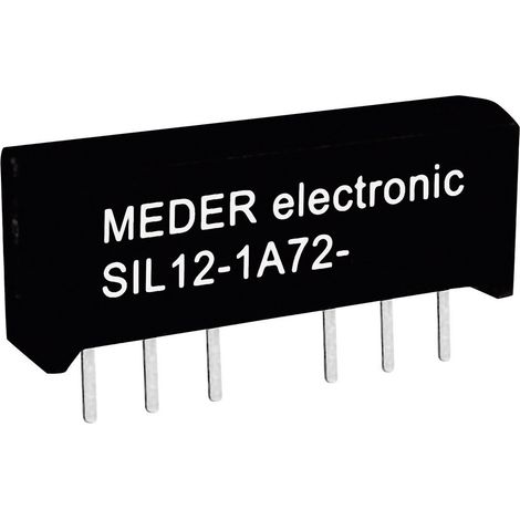 StandexMeder Electronics SIL12-1A72-71D Reed-Relais 1 Schließer 12 V/DC 0.5 A 10 W SIL-4 (1/2)