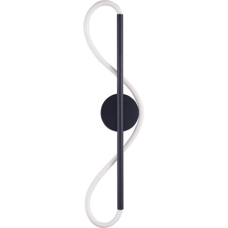 Applique murale moderne LED 19W 4000K noire EMMA Polux (1/5)