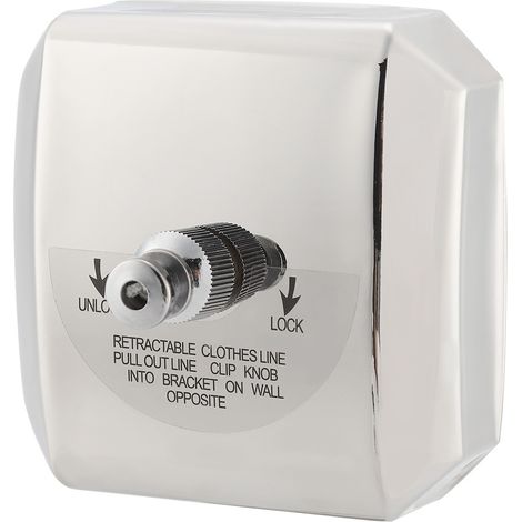 Étendoir à linge rétractable carré en acier inoxydable pour l'intérieur, simple étendoir à linge (1/5)