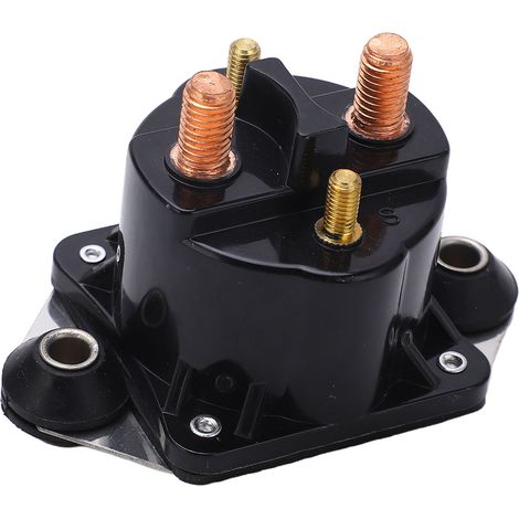 Relais solénoïde 12V de relevage moteur 89-68258, 4 bornes, 100A intermittent, compatible Mercruiser hors-bord. (1/5)