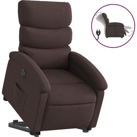 Maison Exclusive - Relaxsessel mit Aufstehhilfe Elektrisch Dunkel