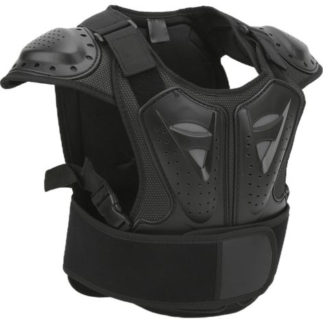 Gilet de protection confortable pour enfants pour la moto, le vélo et la poitrine. Protection dorsale et pectorale. (1/5)