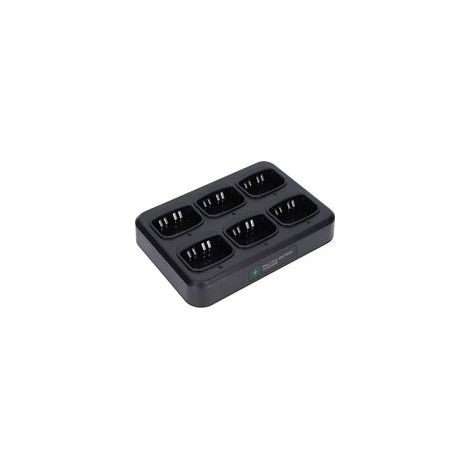 Station de charge rapide multi-unités à six prises pour radios bidirectionnelles Motorola (prise 110-240 VEU) (1/5)