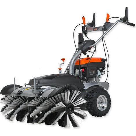 Balayeuse déneigeuse thermique - FUXTEC FX-KM1196 - 173cm3 - Option: brosses de balayage, collecteur de déchets (1/5)
