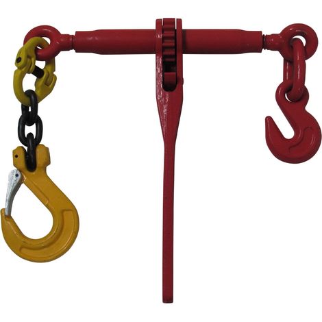 Ratchet Chain Loadbinder Kit 13MM - Clevis Hook & 3 Chain Links (Lashing Tie Down)