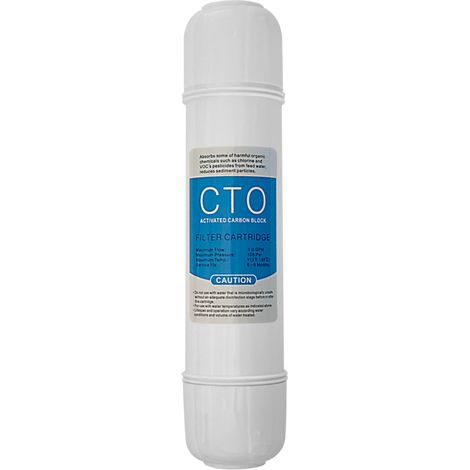 Cartuccia Filtro a Carboni Attivi in Blocco CTO33 attacco fast da 3/8” STI (1/2)