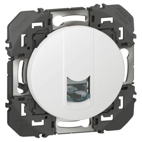Prise blindée RJ45 catégorie6 STP dooxie finition blanc - LEGRAND