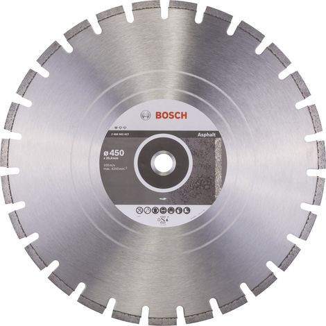 Bosch Diamantschleifscheibe Estándar para Asfalto, 450 x 25,40 x 3,2 x 8 mm -2608602627 (1/4)