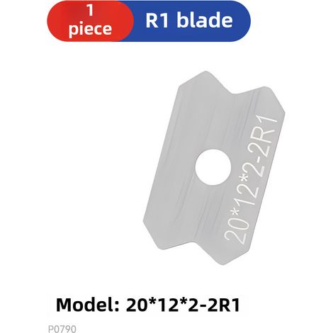 Ébavurage, ébavurage, outil de finition pour bandes d'étanchéité, outil de finition manuel pour le travail du bois en alliage d'aluminium, racloir de bord (R1 [lame]) (1/5)