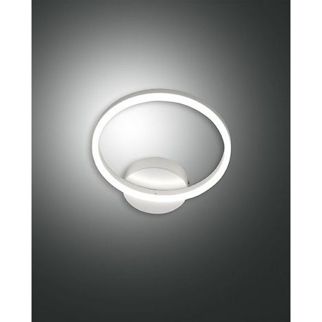 Giotto Plafonnier Led Moderne 18W Blanc 3508-21-102 Fabas Luce (1/2)
