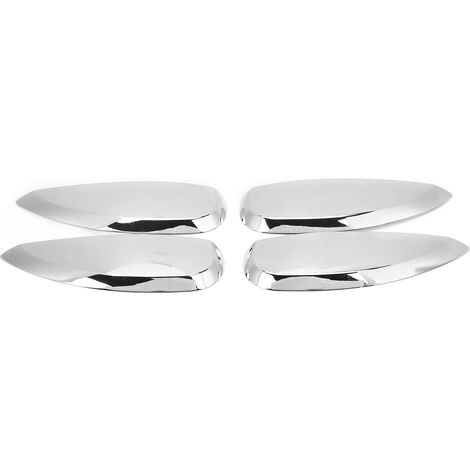 Poignées de porte extérieures 4 pièces ABS Chrome Couvre Garniture Autocollant pour Renault Symbol III 2012-2019 (1/5)