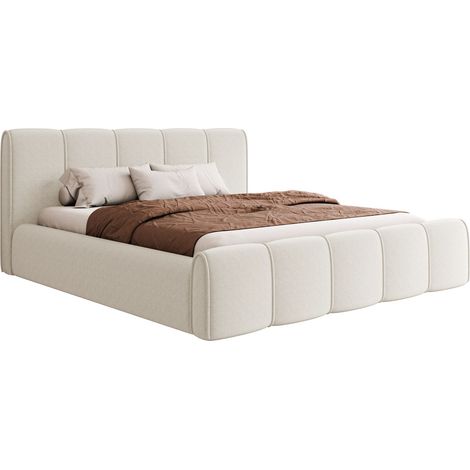 Cama Clario, Kronos 38, Doble, 200x200, Tapiz, Somieres, 220x226x114cm