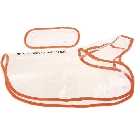 Capa de lluvia, accesorio para perros, impermeable, poliéster, transparente, para perros pequeños y gatos. (1/5)