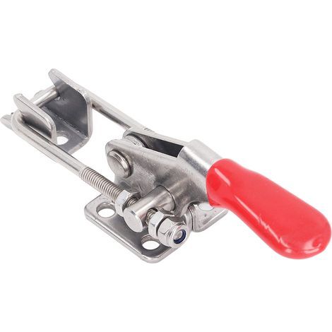 Self-locking 304 stainless steel lever clamp, quick-release U-shaped clasp, latch-type clamp, robust manual attachment (1/5)