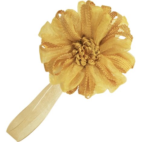 calamita fiore organza e nastro