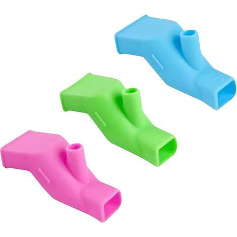 Set mit 3 hochfesten Silikon-Wasserhahnverlängerungen, universellen Wasserhahnverlängerungen, Wasserhahnverlängerung, Gummi-Wasserhahndüse, Wasserhahnverlängerung (1/5)