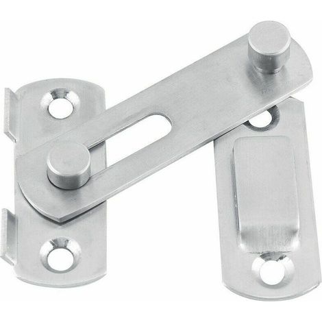Loquet Porte, Verrou à Bascule en Acier Inoxydable Porte Coulissante Verrouillage de la Porte Coulissante pour Armoire de Fenêtre (1/5)