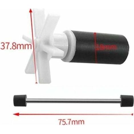 pair Turbine De Filtre Submersible En Acier Inoxydable Rotor De Rechange Pour Spa (1/4)