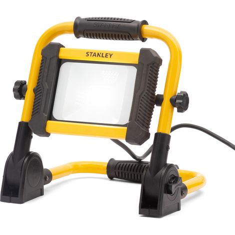 Stanley Work Light 10W LED Portable Outdoor Floodlight - Black, Yellow Litecraft (1/5)