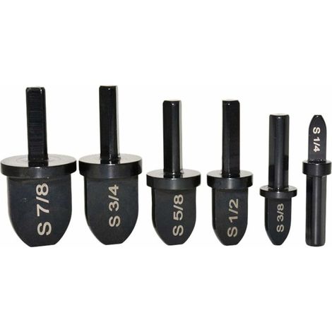 Lot d'outils avec embouts de perçage + extension de tubes en cuivre pour visseuse ou perceuse, set de forets pour outil à presser, 6 pièces (1/5)