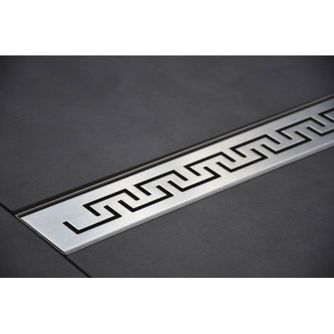 Casa Baoli – Caniveau de douche en inox 304 100 cm – Pente intégrée – Débit 35/40L/min – Installation discrète – Kit d'étanchéité inclus
