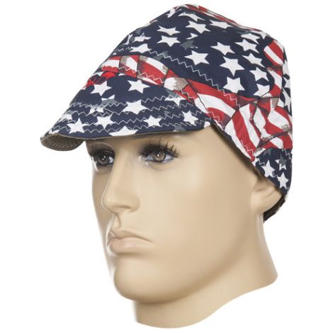 Gorra soldador bandera USA WELDAS                     61 cm