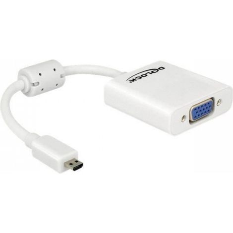 SAMAR - Convertisseur en câble Micro HDMI (type D) mâle / VGA femelle - 22cm