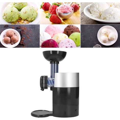 Sorbetière domestique, sorbetière aux fruits et au chocolat, noire, norme européenne, 220V. (1/5)
