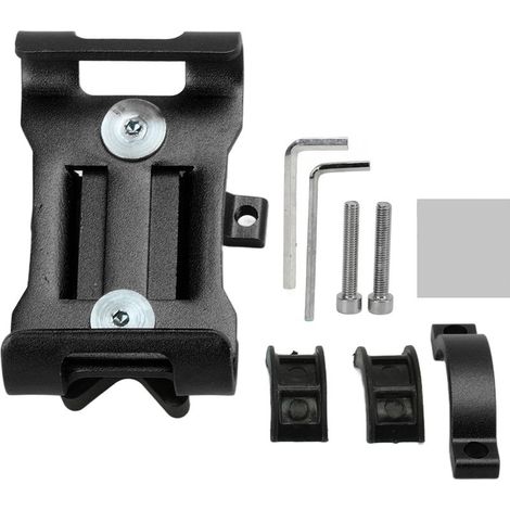 Support vélo pour téléphone, guidon extérieur, support en alliage d'aluminium pour navigation, noir (1/5)