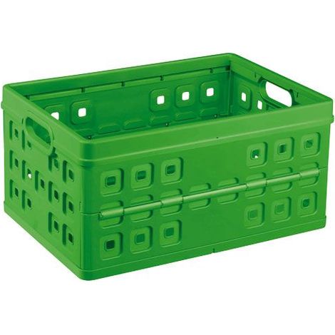 Sunware Klappbox Square 46L grün 54 x 38 x 26,5 cm Boxen, Körbchen & Kisten (1/2)
