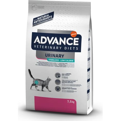 Advance Veterinary Diet Gato - Urinary Sterilized Low Calorie - Comida para Gatos Adultos Esterilizados con Problemas Urinarios