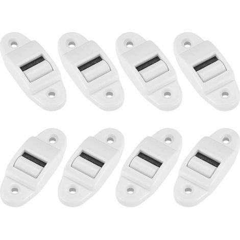 Juego de guías para correas de persianas enrollables, 8 piezas