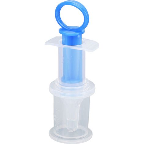 Distributeur de Médicaments pour Bébé avec Tétine en Silicone, Seringue Anti-Étouffement pour Nourrisson, Seringue Réutilisable pour Alimentation Orale (1/5)