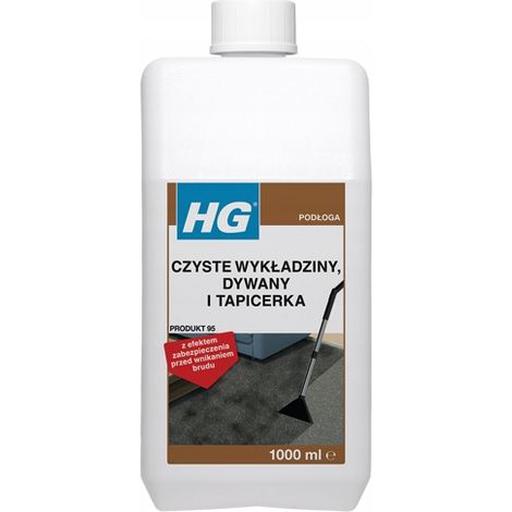 HG Clean Carpets, liquide de nettoyage professionnel pour tapis et tissus d'ameublement, 1 L (1/3)