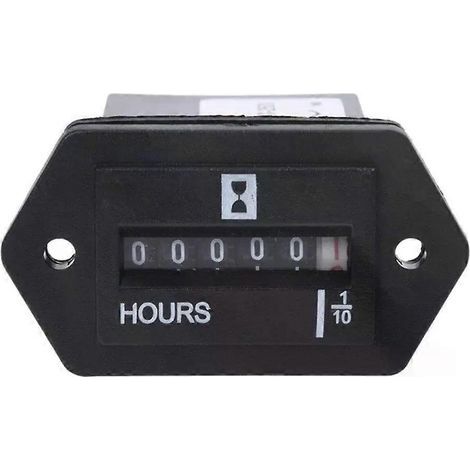 Compteur horaire étanche pour générateur, compteur horaire mécanique, minuterie, compatible avec les générateurs à moteur diesel et essence HM002 HS (1/5)