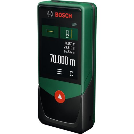 Télémètre laser PLM70-27 mesure de distances jusqu’à 70 m niveau à bulle numérique écran tactile de 2,4 pouces fonction de mesure indirecte calcul de surfaces et de volumes (1/5)