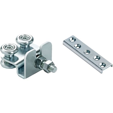 CARRELLO A 4 CUSCINETTI CON PIASTRA ART.40/24+42 ø mm 24 - 10 MA - COMUNELLO
