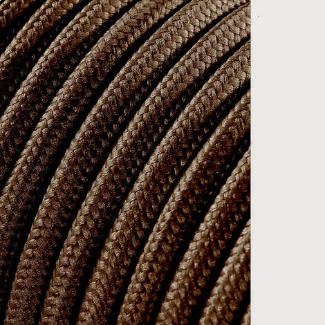 Carrete cable cordón tubular h03vv-f 2 x 0,75 mm² marrón, 5 m (1/3)
