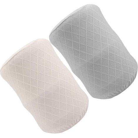 Couvercle De Distributeur D'eau En Tissu Solide, Housse Ombragée Pour Seau D'eau, Lot De 2 Pièces Beige Et Gris, Protection Anti-poussière Pour Usage Domestique Et Bureau (1/5)