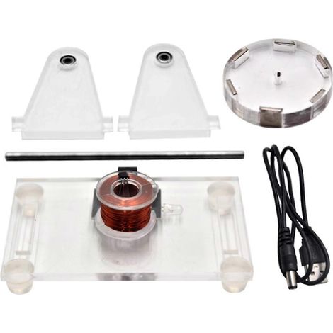 Moteur sans balais : composant innovant pour ordinateur à monter soi-même, fabriqué en acrylique, pour tous les utilisateurs. (1/5)