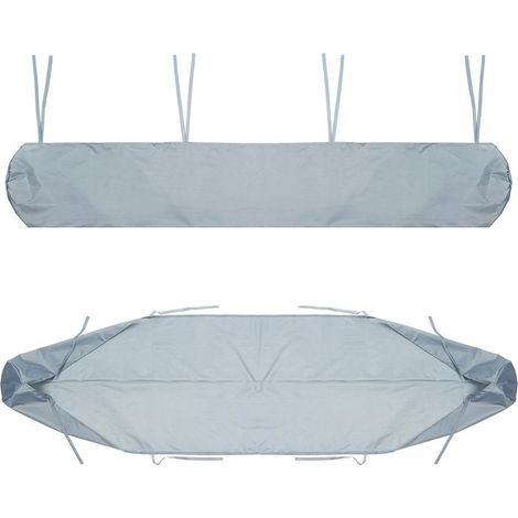 Sac de Protection pour Store 2.5m Gris Housse de Rangement pour Store Manuel Rétractable Housse de Protection Imperméable Anti-Poussière pour Store de Terrasse