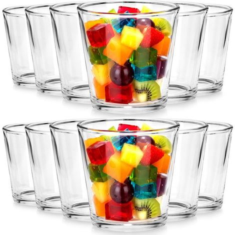 Gobelets en Verre - Set de 12 - 180 ml - Transparent (1/5)