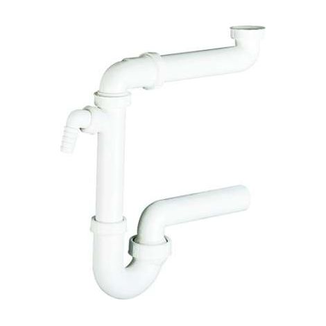 DALLMER Raumspar-Siphon 121, 1 1/2" x DN 40, 040213 (1/3)