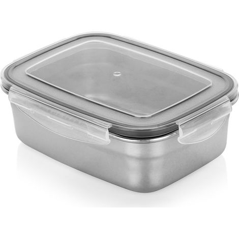 Contenitore per alimenti in acciaio con coperchio e guarnizione 700 ml