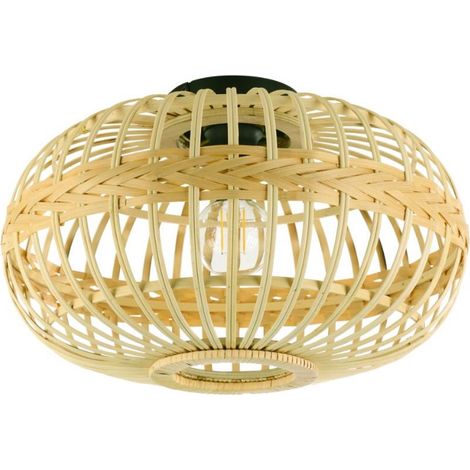 Plafonnier en rotin Amsfield Ø45cm - 43723 (1/4)