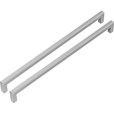 Lot de 10 Poignées de Meuble Cuisine Inox - Entraxe 320mm - Poignée Porte pour Meubles de Cuisine (1/5)