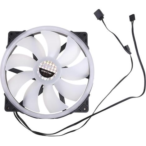 ARGB-LED-Gehäuselüfter, 200 mm, leise Ausführung, hoher Luftdurchsatz, einstellbare LED-Farbe