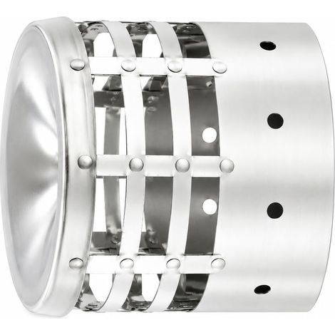 MAKA Comignolo Eco Gas, Terminale per Canna Fumaria Caldaia a Gas Metano e Gasolio, Cappello Antipioggia Aspirafumo Inox Ø 100 mm (1/5)