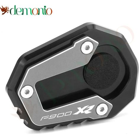 (F900xR-Titanium) Accessoires moto : béquille latérale, extension de béquille, plaque de support compatible avec BMW F900R, F900XR, F900R, 900XR et F900 XR Maxpower (1/4)